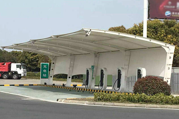 天津充電樁膜結(jié)構(gòu)：創(chuàng)新科技，緊跟綠色出行潮流